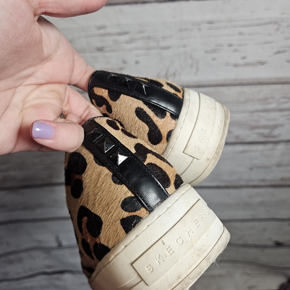 Skechers leopard print sneakers - Picture 8 of 12